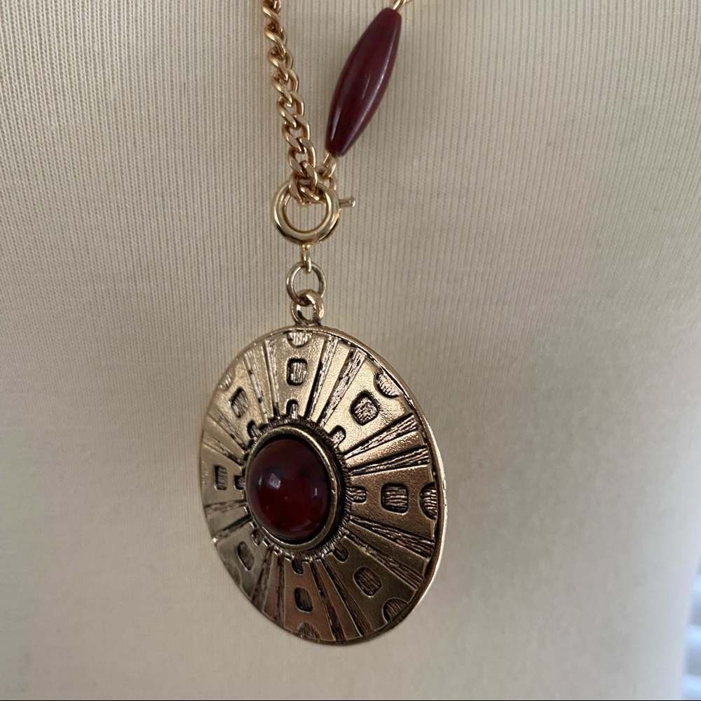 Sarah Cov Gold Necklace with Removable Pendant - Picture 6 of 7
